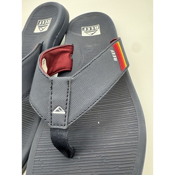 Reef Santa Ana Men's Gray Flip Flop Beach Sandal Shoes Size 12 EU 45 - Picture 9 of 15